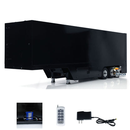 Metal 1/14 RC Mobile Stage Vehicles RC Roadshow Trailer Truck Model