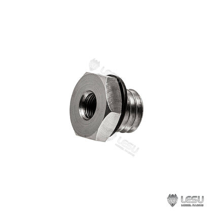 LESU Metal Breather Plug for M5 Oil Nozzle DIY 1/14 RC Hydraulic Excavator Loader Forklift Road Roller Dumper Crane Scale Model