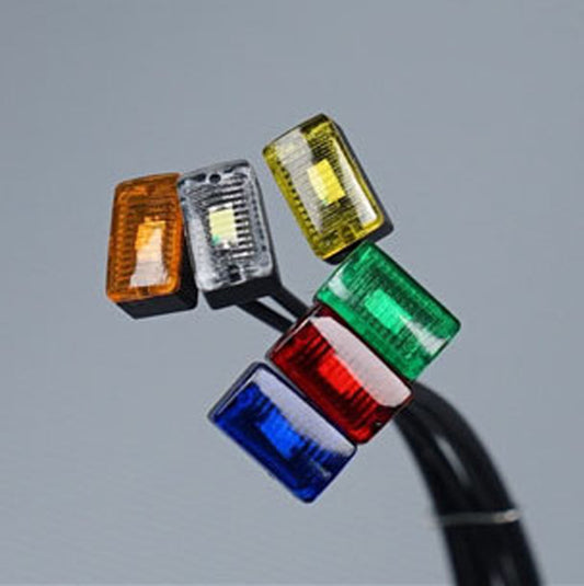 Plastic LED Clearance Lamp Side Marker Light 2.2V-3V for DIY TAMIYA 1:14 RC Tractor Truck Model 3348 FH16 Trailer Vehicle Car