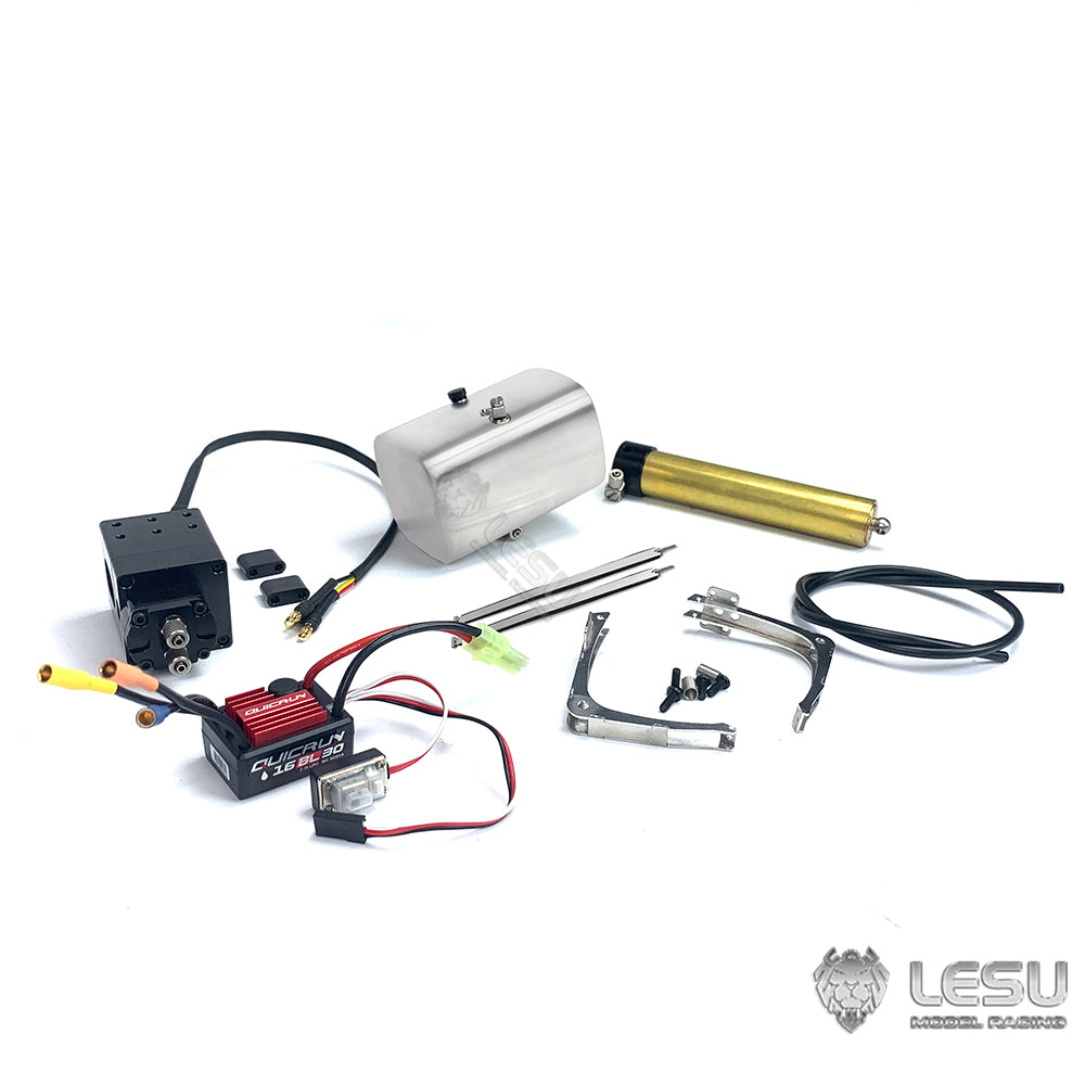 LESU Optional Length Hydraulic Pump Cylinder Set Retractable 1/14 RC Truck