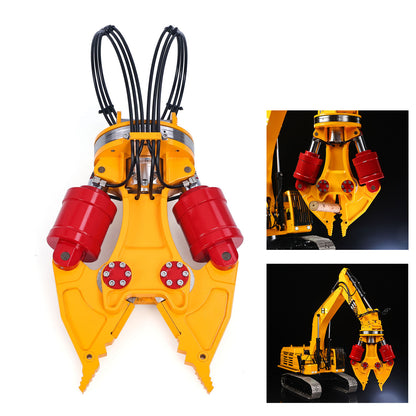 270 Degree Rotation Metal Hydraulic Shear for 1/12 Remote Control Hydraulic Excavator C395 RC Construction Vehicle Digger Model