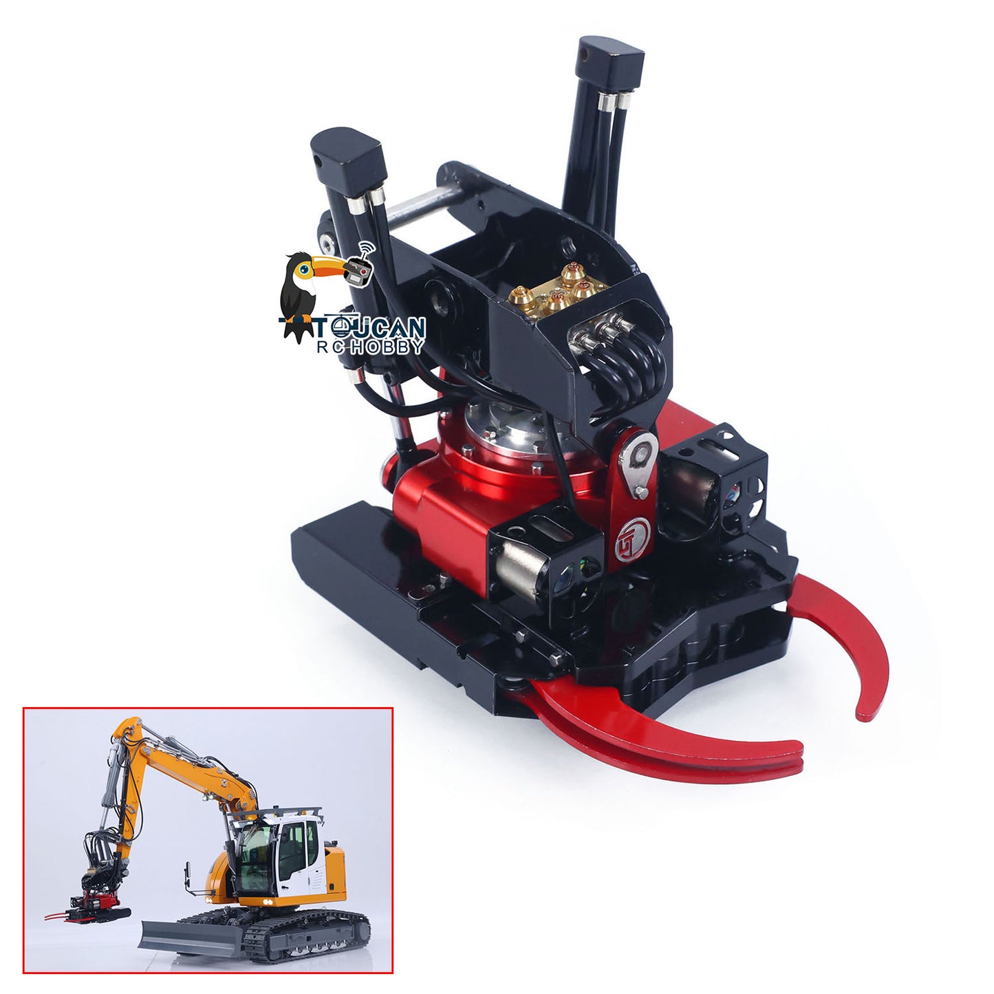 Metal Wrist Quick Release Coupler for LR914 PRO MAX 1/14 RC Hydraulic Excavator Remote Control Digger PL18EV LITE Radio Battery