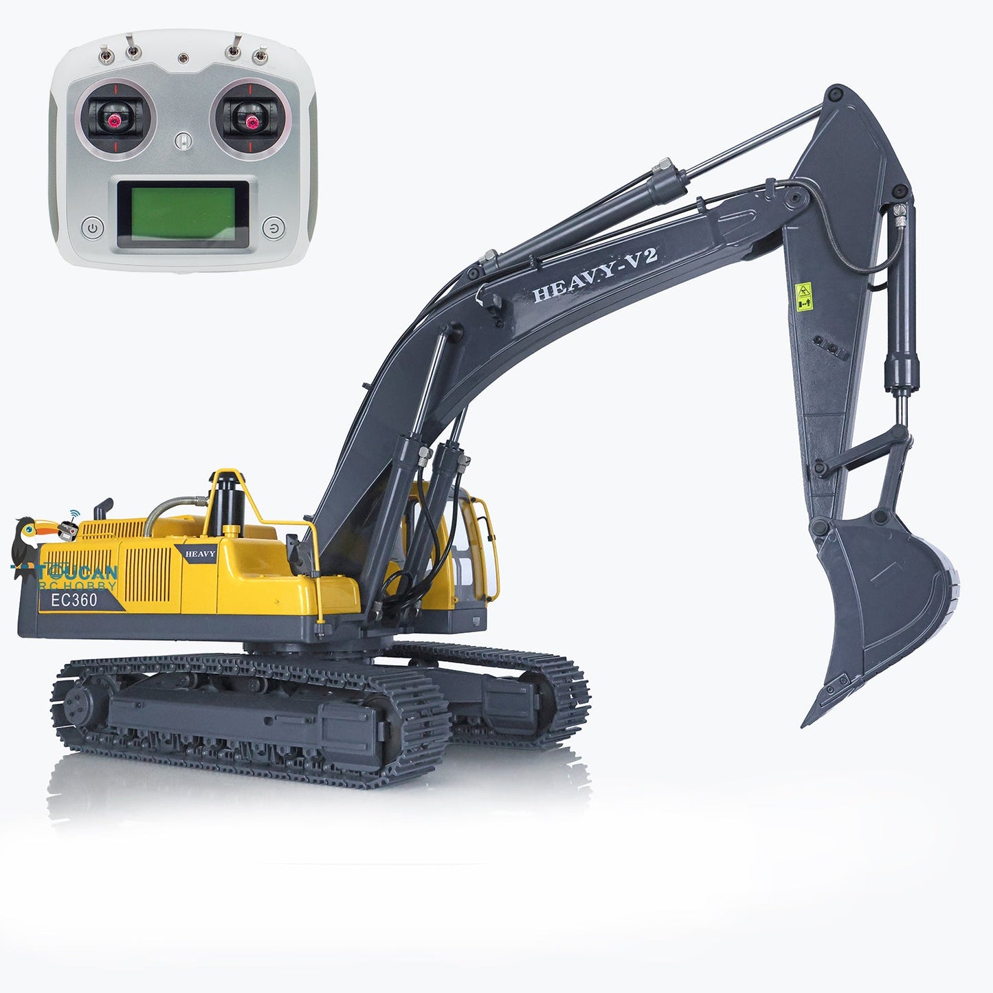 IN STOCK JDModel 1/14 360L EC360 V2 RC Hydraulic Excavator