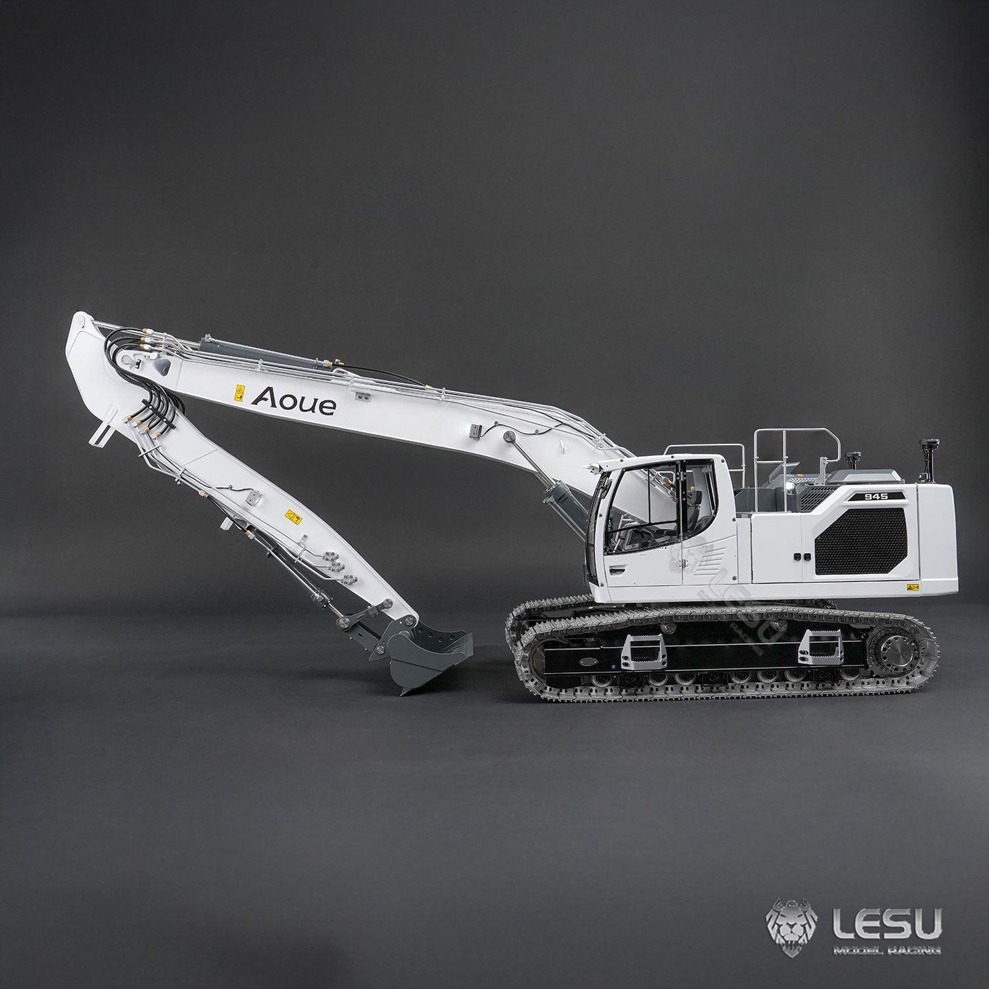 LESU 1/14 RC Hydraulic Excavator AOUE LR945 CNC Long-reach Digger RTR Radio Control Model Light 7CH Valve Paladin PL18EV LITE