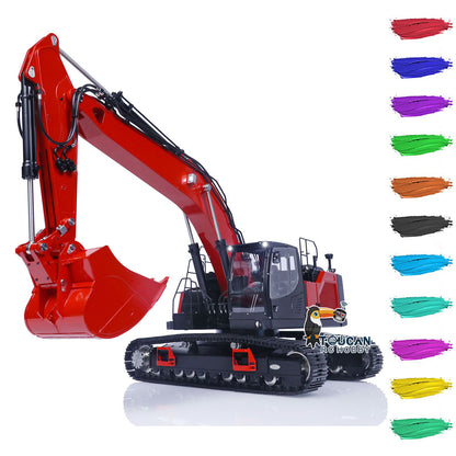 LESU 1/14 Aoue Metal Painted Assembled LR945 Hydraulic RC Excavator Digger B0016 With Sound System