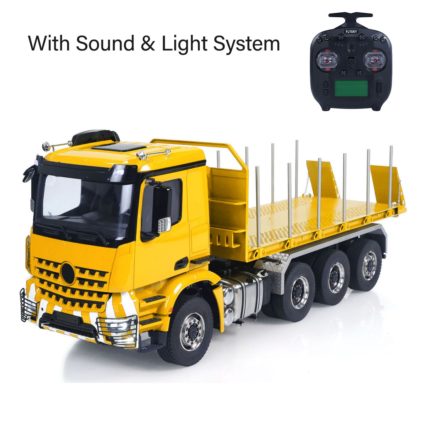 1/14 8x8 Metall RC PNP Hydraulisch lackiert montiert Roll On/Off Muldenkipper