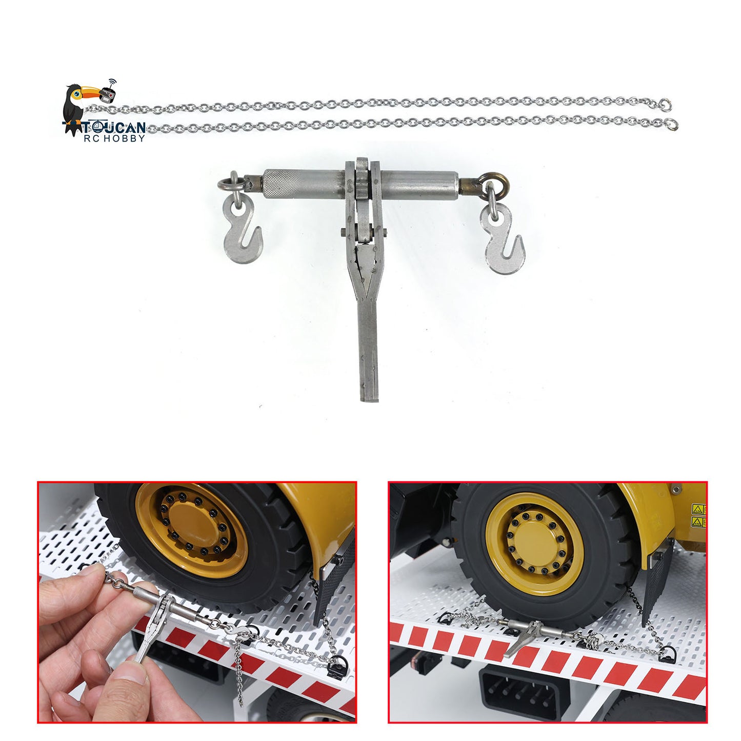 Metal Ratchet Chain Binders Load Tensioner  Metal Hook