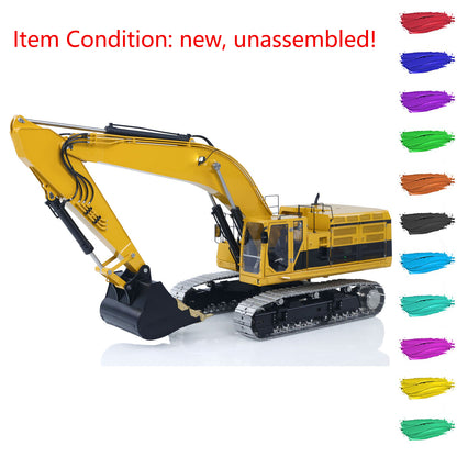 LESU Metal 1/14 Hydraulic RC Excavator C374F Unassembled KIT Remote Control Digger Heavy Construction Car 6CH Valve LCD Screen
