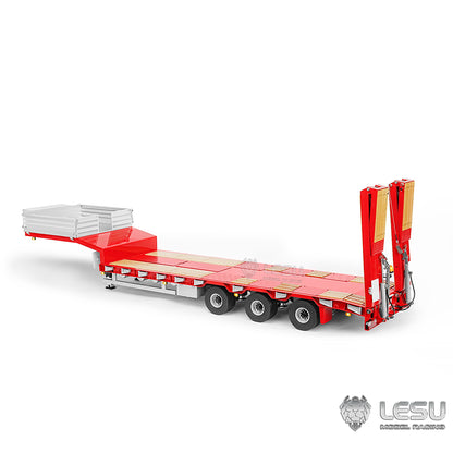 1/14 LESU Metal Trailer Hydraulic Lifting Tailboard Painted