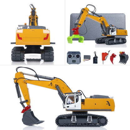 Fast Shipping 1/18 Kabolite 5901 100S Electric Lifting RC Excavator Flysky Remote Control Digger Engineering Vehicle Electric Ripper Hammer