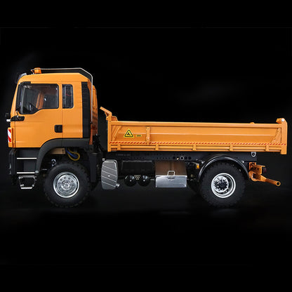 LESU 1/14 6x6 Metal TGS Dumper A/B Truck Model Light Sound Hydrualic System Motor Light Sound Opitonal Versions