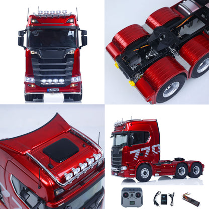 ONLY ONE Fast Shipping KABOLITE 1/14 770S 100 RC Tractor Truck 6x6 Remote Control Lorry Car 2Speed Gearbox Differential Lock Battery Radio RTR Model