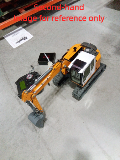 Second Hand US Stock 1/14 RC Hydraulic Excavator R920 JDM-208 Metal Remote Control Digger Model Sound ST8 Radio Light 3-ways Valve