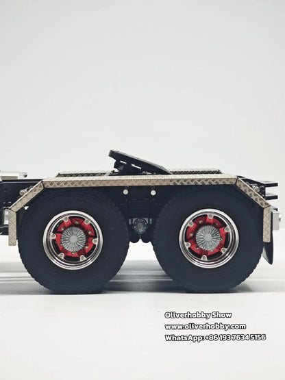 2 Speed W509 1/14 6x4 Metal Radio Control Tractor Truck JDM 518KS RC Lorry Car Motor No ESC Radio Light Sound System ARTR Model