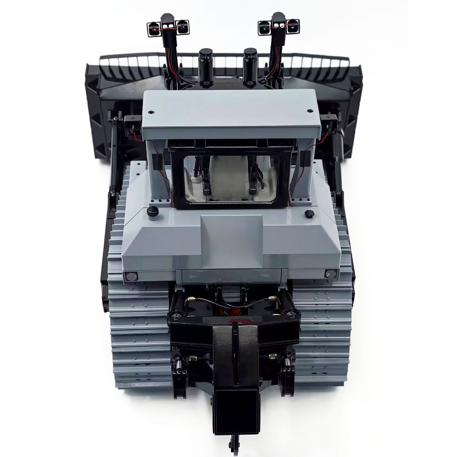 1/14 Metal RC Hydraulic Bulldozer DXR2 Light System Openable Door