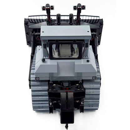 1/14 Metal RC Hydraulic Bulldozer DXR2 Light System Openable Door Remote Control Construction Vehicle JDM-98 Ultra Flysky Radio