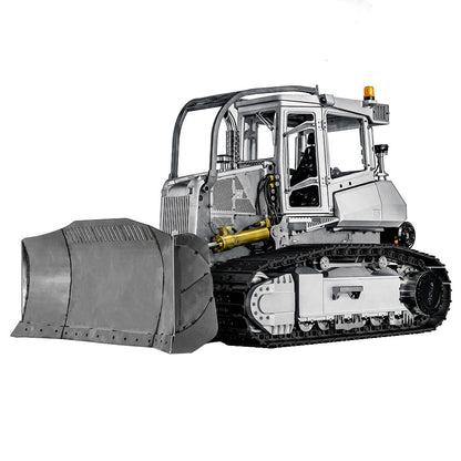 IN STOCK LESU 1:14 RC Hydraulic Bulldozer Aoue 850K Black Track Dozer