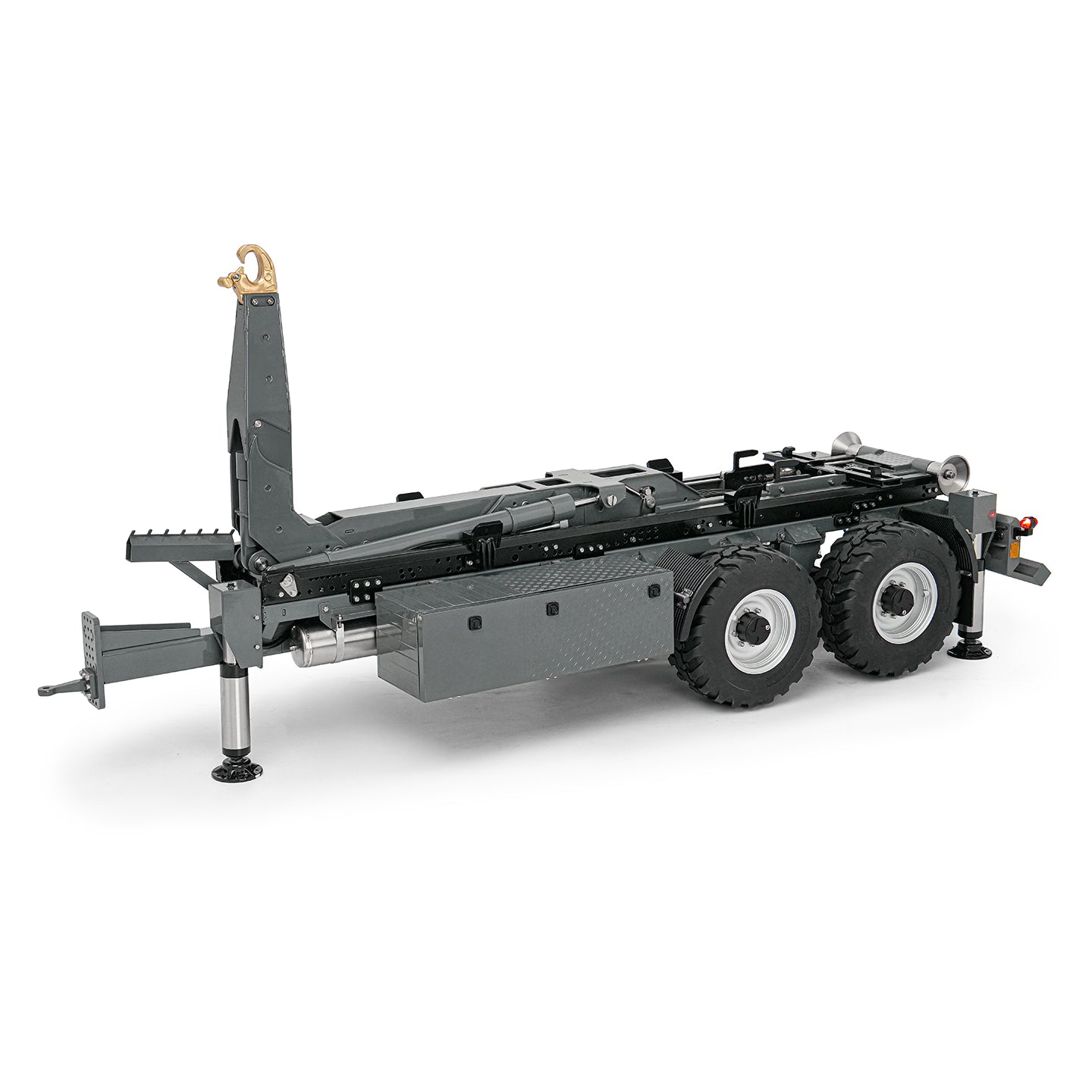Deposit New Product Pre-order LESU 1/14 Metal Full Dump Semi Trailer RC Construction Vehicle