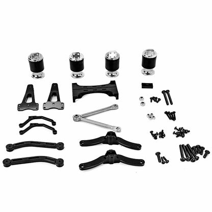 LESU Metal Rear Suspension Set Pneumatic Suspension for TAMIYA 1/14 RC Truck Axles DIY