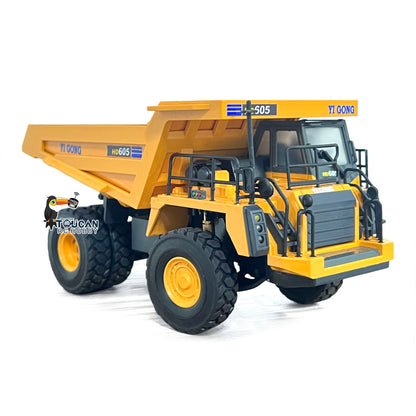 1/50 Electric Remote Control Vibrating Sand Sieve Machine 180 RC Dump Truck Loader Model Lights Sounds Half Metal Mini Gift