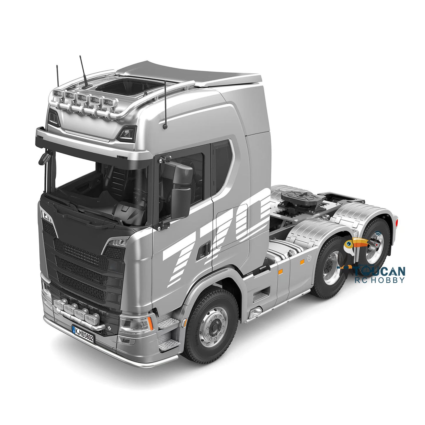 Kabolite 5802 1/14 RC Tractor Truck 770S 6X6 RTR Model Lorry Battery Radio Car 770S-100 Simulation Vehicle