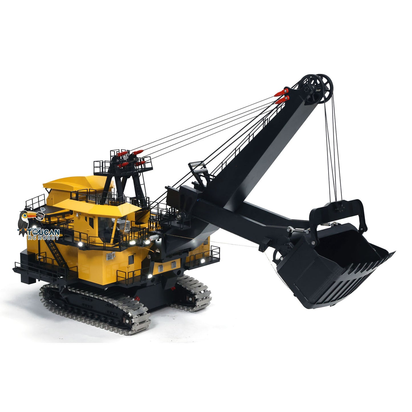 1/25 Metal Electric Rope Shovel Excavator RC Mining Equipment Heavy Digger Radio Controlled Construction Vehivles Paladin PL18EV