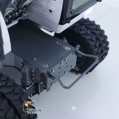 1/14 Remote Control Hydraulic Wheeled Excavator 7CH Valves 2WD/4WD Metal RC Digger RTR Axle Lock Flysky PL18EV Lite Light System