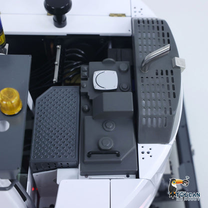 1/14 Remote Control Hydraulic Wheeled Excavator 7CH Valves 2WD/4WD Metal RC Digger RTR Axle Lock Flysky PL18EV Lite Light System