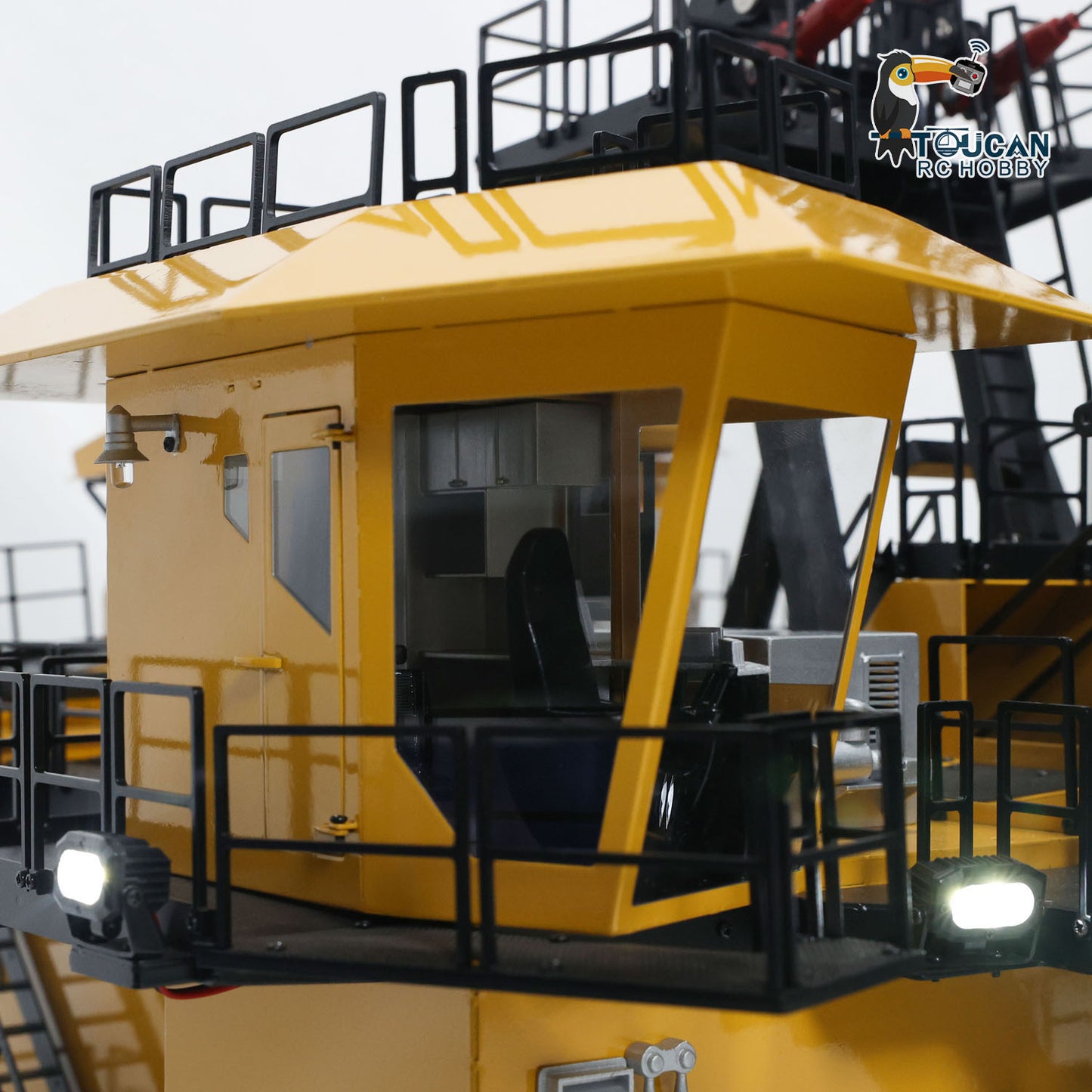 1/25 Metal Electric Rope Shovel Excavator RC Mining Equipment Heavy Digger Radio Controlled Construction Vehivles Paladin PL18EV