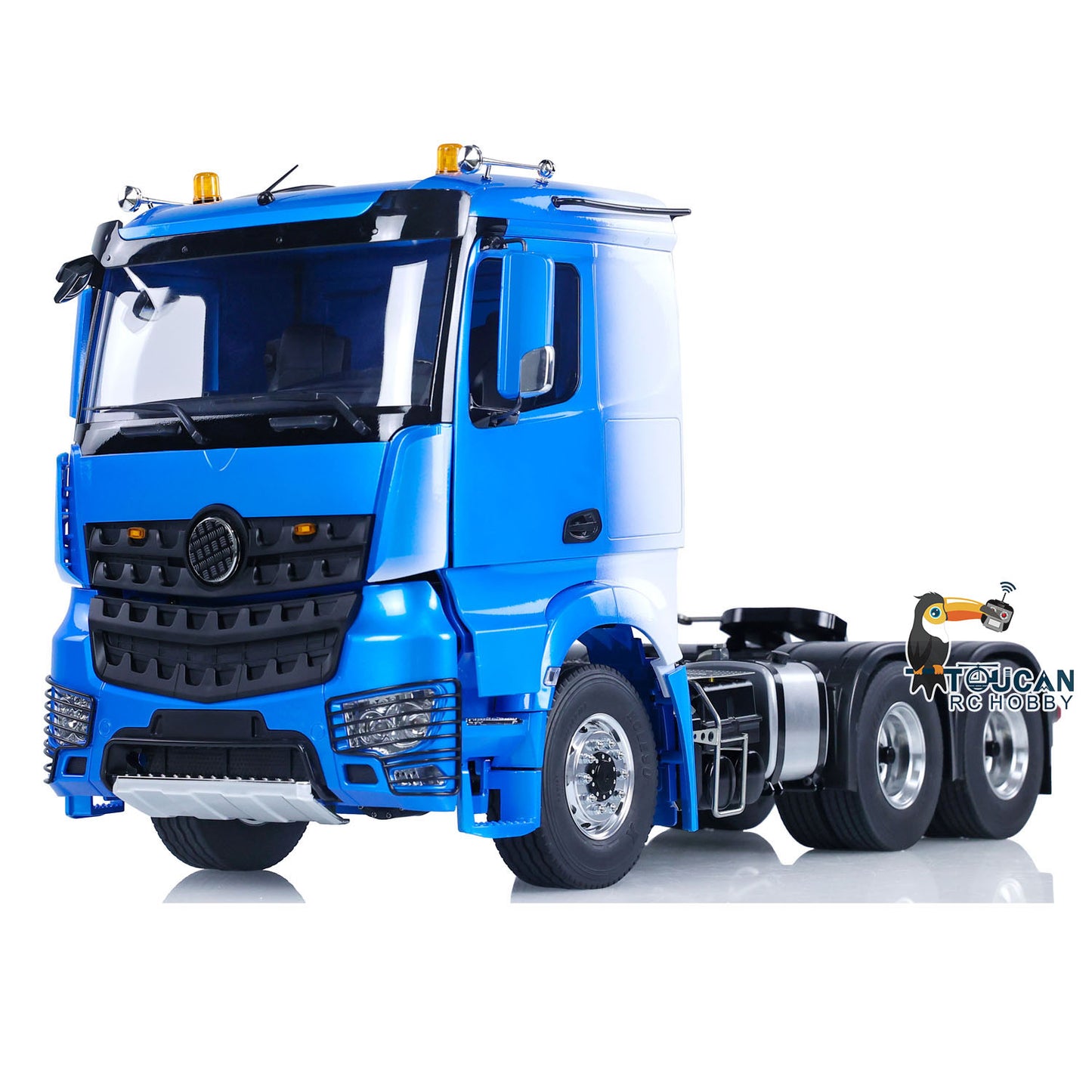 6x6 RC Tractor Truck 1/14 TOUCAN Metal Chassis Radio Control Car 2-speed Gearbox