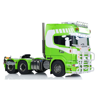 6x6 Metal Chassis 1/14 RC Tractor Truck R620 RTR Model Air Suspension ST8 Radio