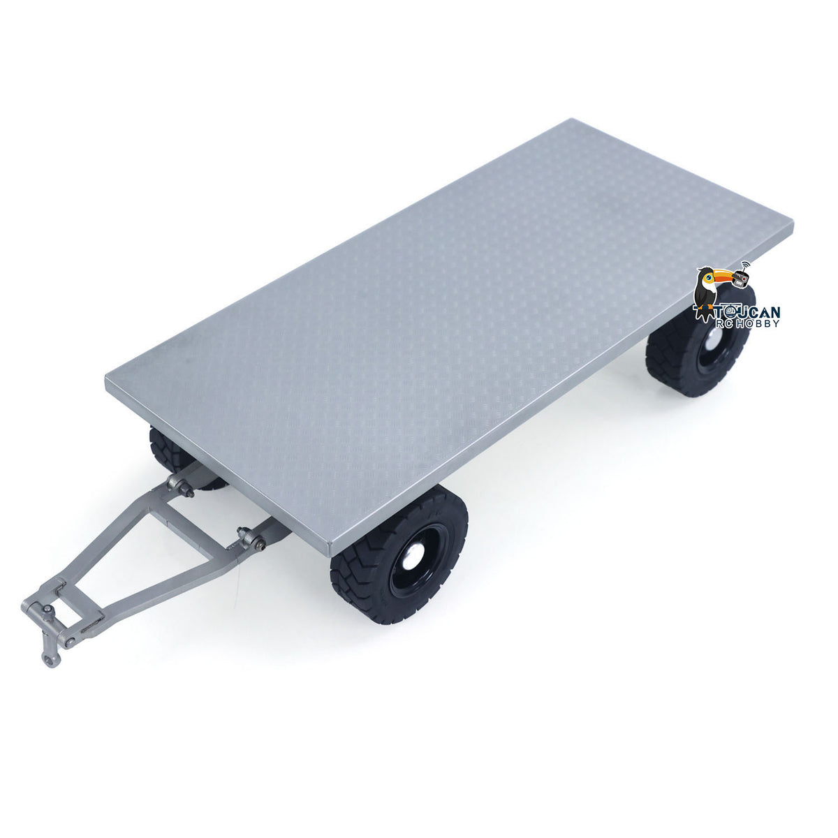 TOUCAN 1/14 Metal Trailer for RC Hydraulic Forklift DIY TAMIYA LESU Model Radio Controlled Transport Truck