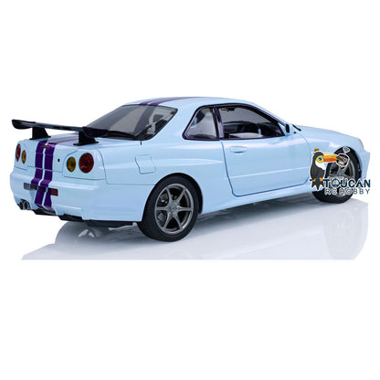 US STOCK Capo 4WD 1/8 RC Racing Car R34 4x4 High Speed Metal RTR Drift Cars Sound Smoking