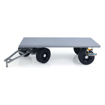 TOUCAN 1/14 Metal Trailer for RC Hydraulic Forklift DIY TAMIYA LESU Model Radio Controlled Transport Truck