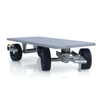 TOUCAN 1/14 Metal Trailer for RC Hydraulic Forklift DIY TAMIYA LESU Model Radio Controlled Transport Truck