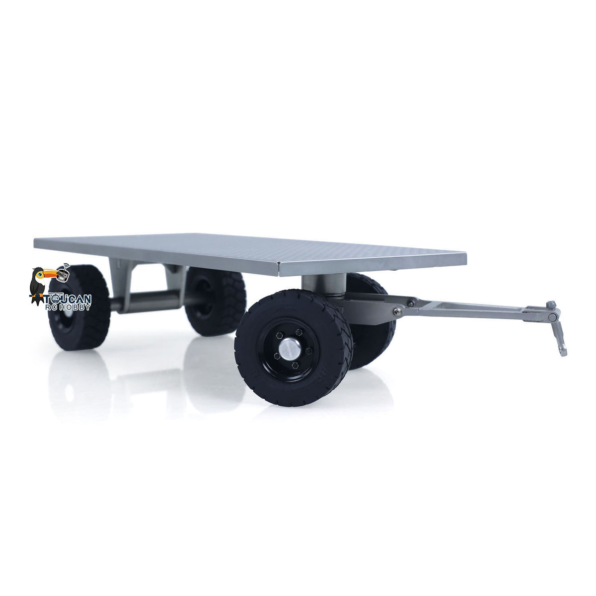 TOUCAN 1/14 Metal Trailer for RC Hydraulic Forklift DIY TAMIYA LESU Model Radio Controlled Transport Truck