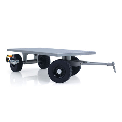 TOUCAN 1/14 Metal Trailer for RC Hydraulic Forklift DIY TAMIYA LESU Model Radio Controlled Transport Truck