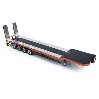 4-axle Metal Semi-Trailer for 1/14 RC Tractor Trucks