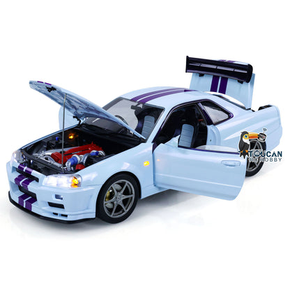 Capo 1/8 montiert lackiert RTR 4x4 4WD R34 RC Racing Drifting Auto mit bürstenlosem Motor ESC