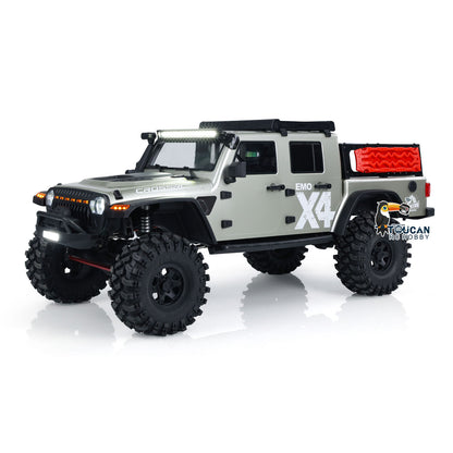 US STOCK RC Assembled EMO X4 1/8 Crawler Truck Light Differential 436mm Wheelbase CROSSRC