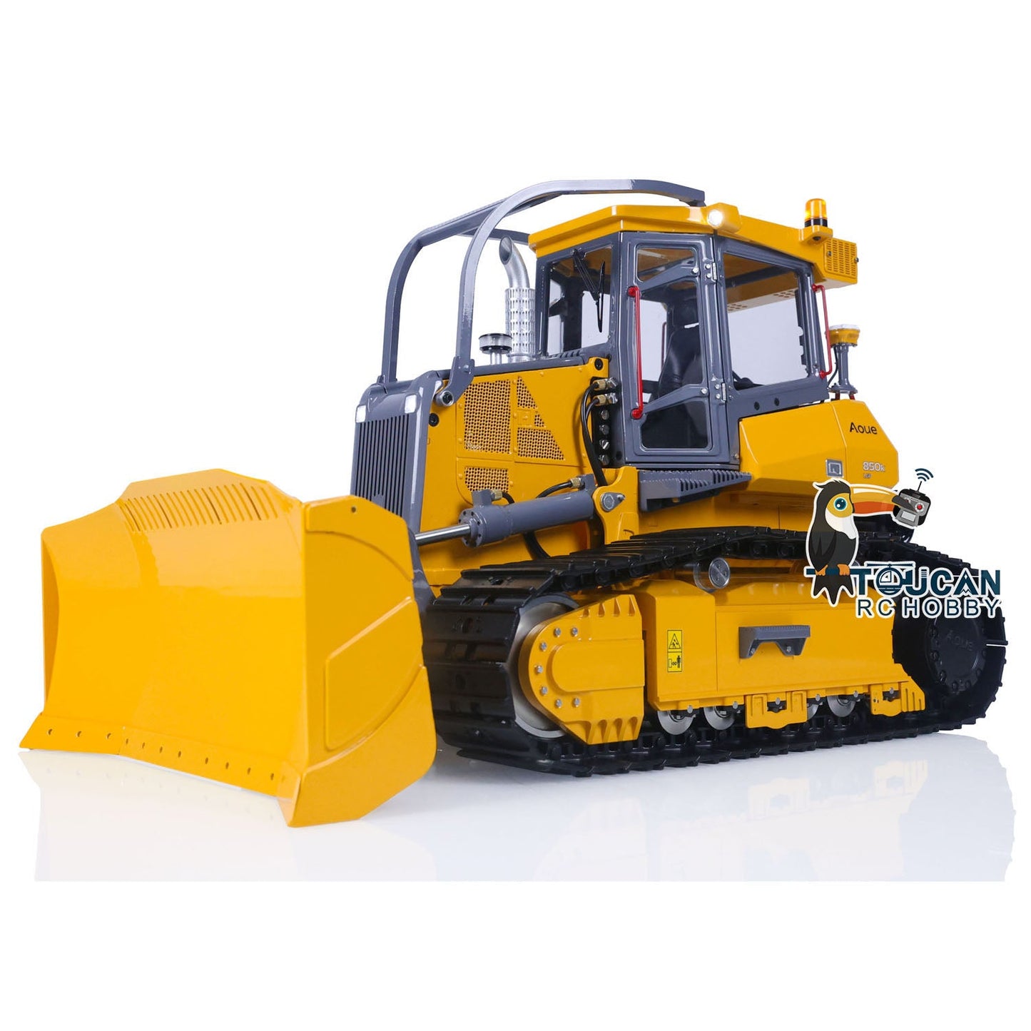 IN STOCK LESU Metal 1/14 RC Hydraulic Dozer Aoue 850K Painted Assembled PNP Bulldozer B0005