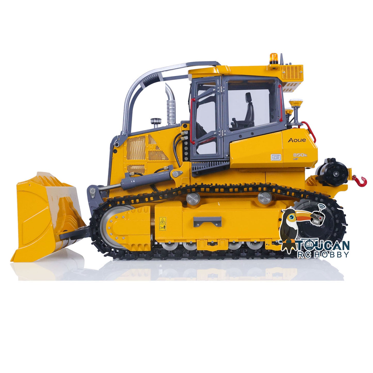 LESU Metal 1/14 RC Hydraulic Dozer Aoue 850K Painted Assembled PNP Bulldozer B0005