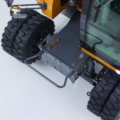 1/14 Remote Control Hydraulic Wheeled Excavator 7-ways Valve RC Digger 2WD/4WD Engineering Vehicle RTR Axle Lock PL18EV Lite