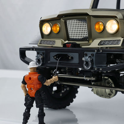 RTR TWOLF 1/10 TW-715 RC Off-road Metal Crawler Climb Truck Sounds Lights Smoke