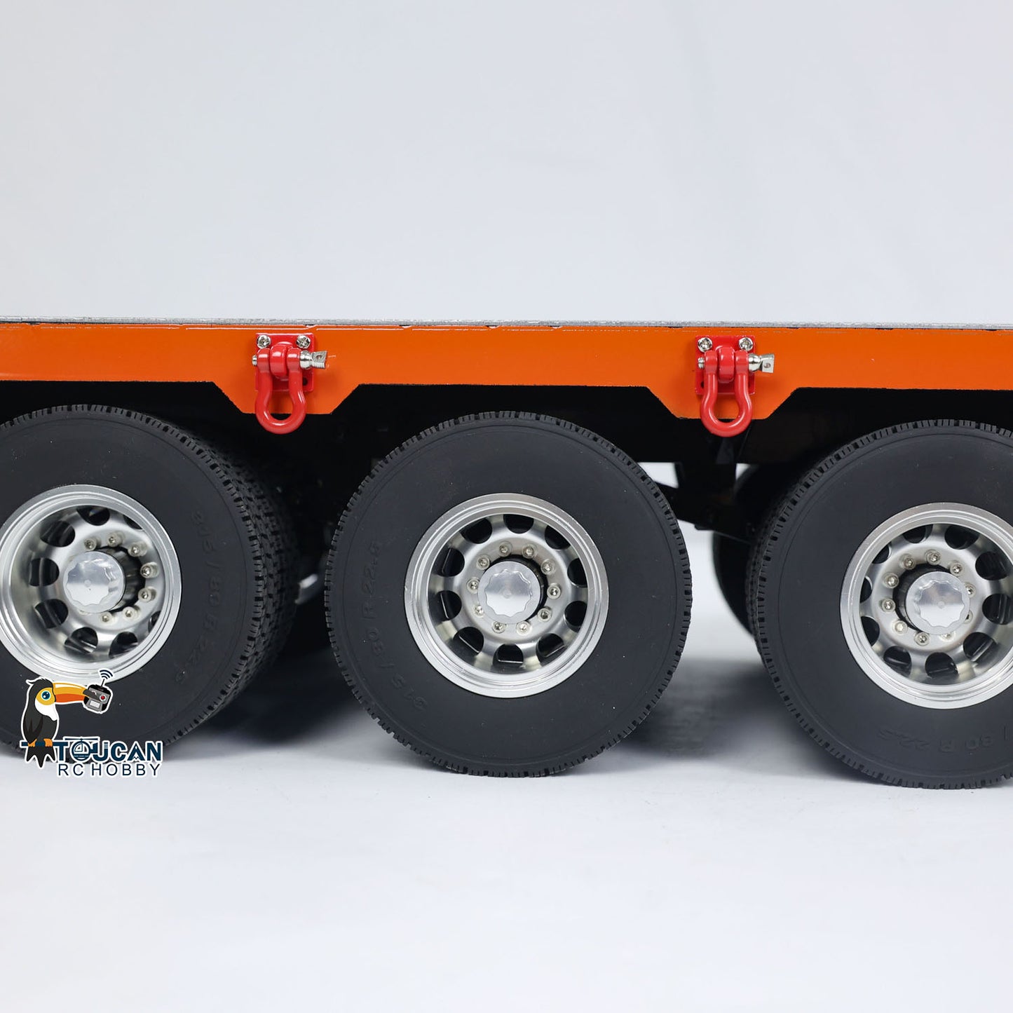 4-axle Metal Semi-Trailer for 1/14 RC Tractor Trucks