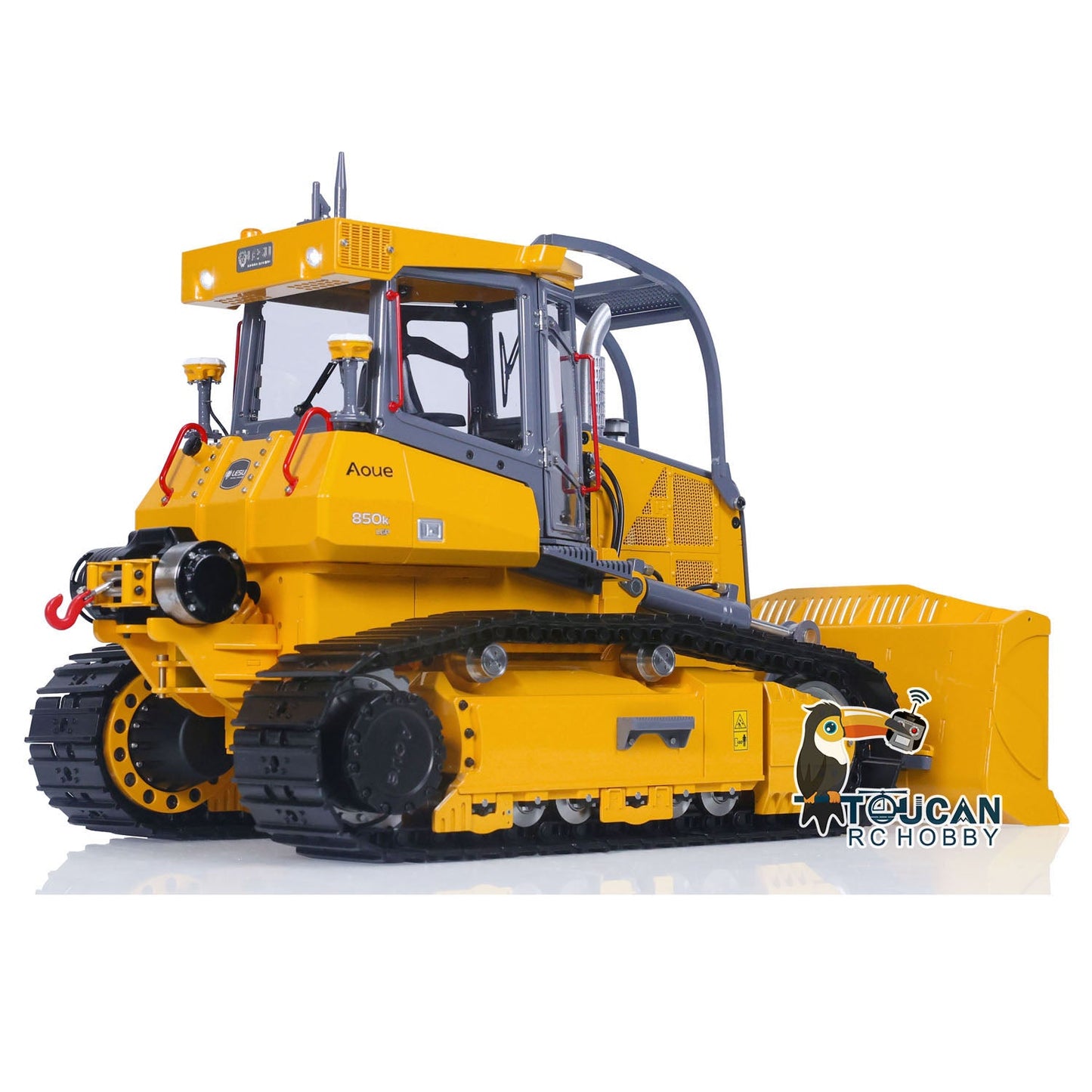 IN STOCK 1/14 LESU Aoue 850K RC Hydraulic Dozer Black Track Bulldozer