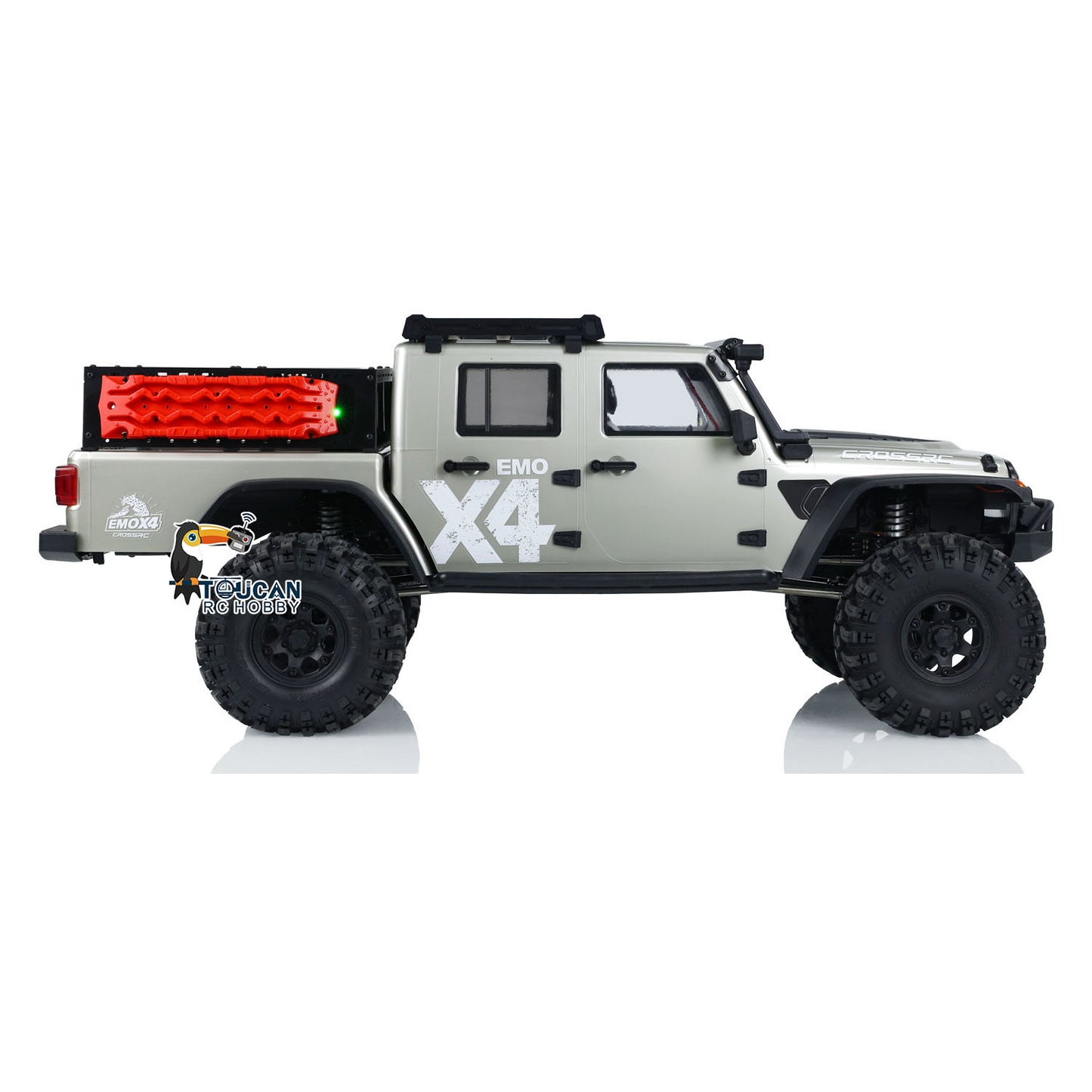 US STOCK RC Assembled EMO X4 1/8 Crawler Truck Light Differential 436mm Wheelbase CROSSRC