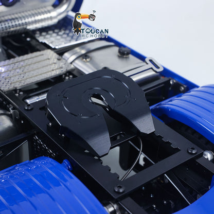 4*4 Metal 2Speed Transmission 770S RC Tractor Truck 1/14 Remote Control Vehicle Differential Locks Hobbywing Brushed 80A ESC RTR