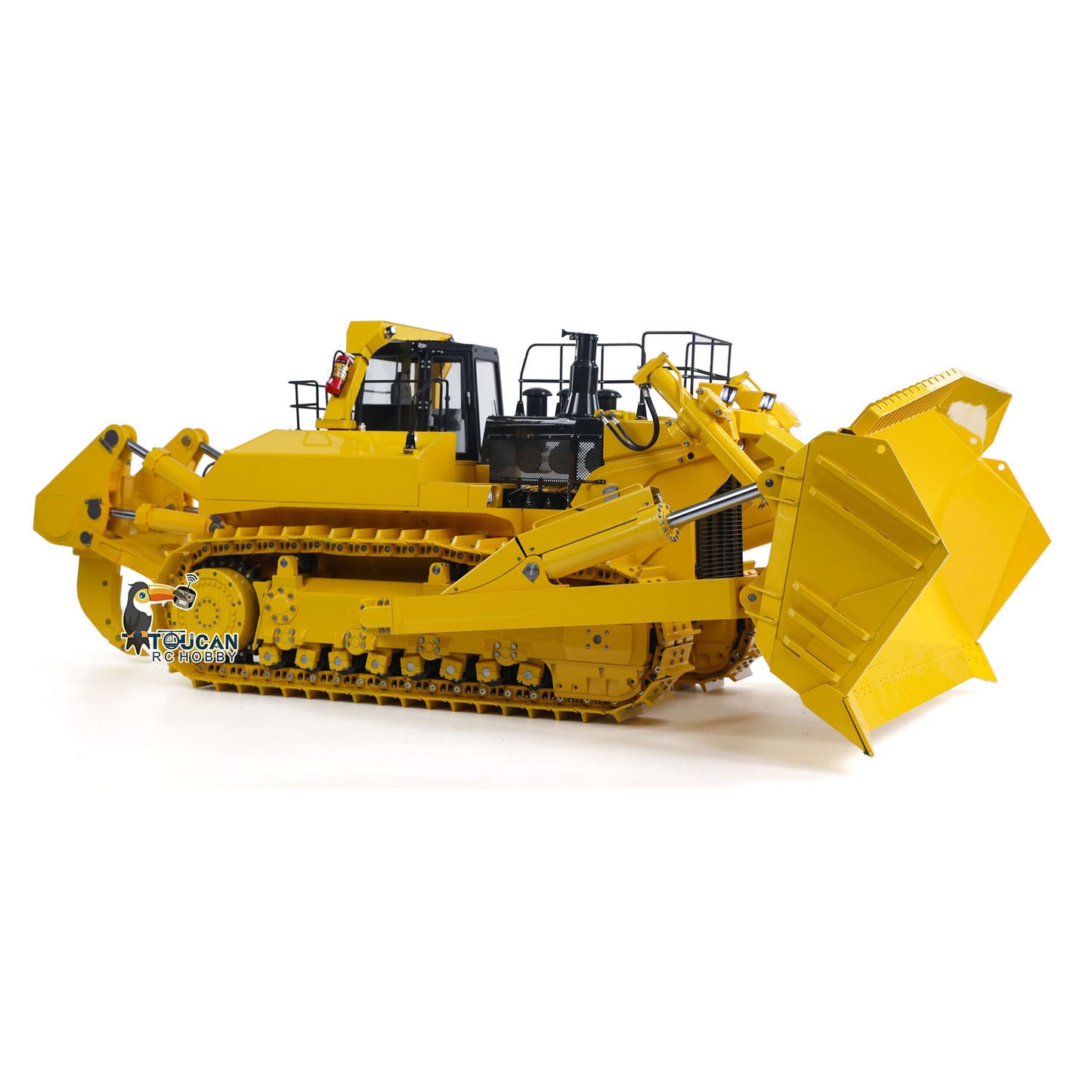 JDMODEL Metal 1/14 RC Hydraulic Bulldozer 575 Heavy Machine Huge Dozer Model Frsky X14 Radio System Mix Control Car Rear Ripper