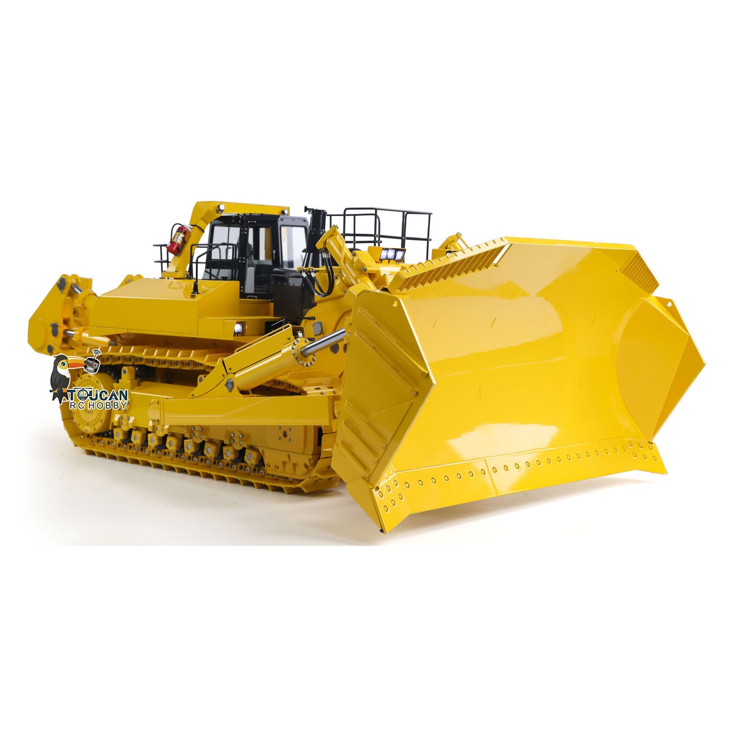 JDMODEL Metal 1/14 RC Hydraulic Bulldozer 575 Heavy Machine Huge Dozer Model Frsky X14 Radio System Mix Control Car Rear Ripper